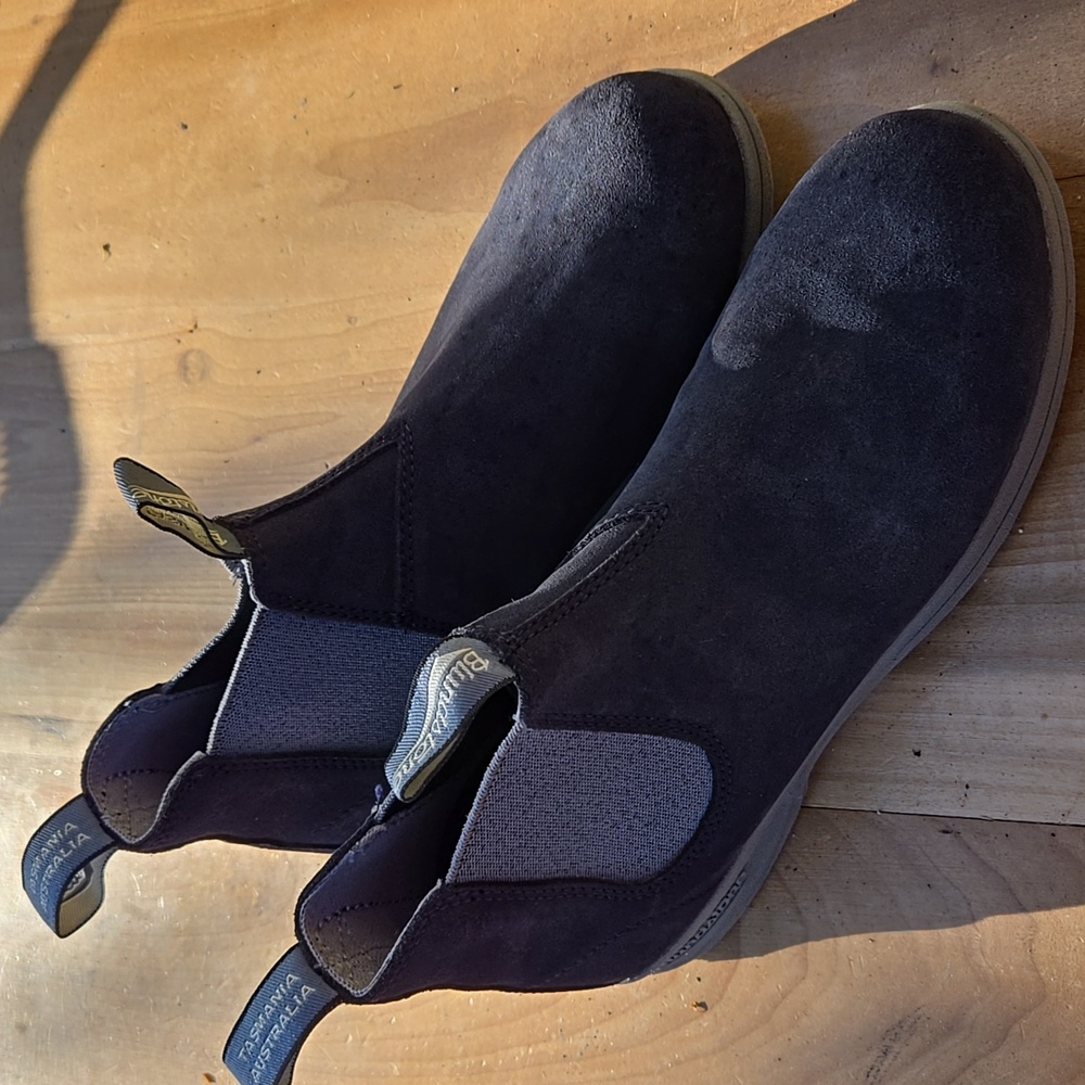 Blundstone Chelsea Boots Navy Suede Lightweight Active Men’s - Size 8 US